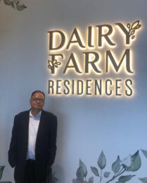 Singapore Fengshui Master conducting talk at Dairy Farm Residence