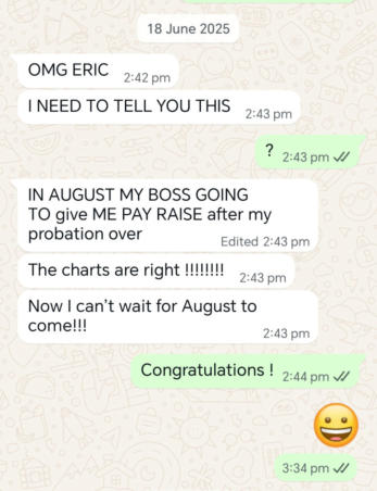 Master Lim's client feedback 